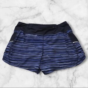 Athleta Women's Striped Athletic Gym Casual Shorts Xtra Small (XS) C98